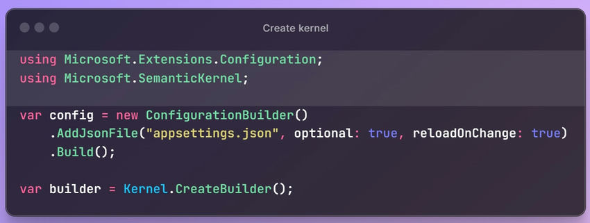 Create kernel